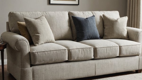 Quelle est la meilleure méthode pour nettoyer un canapé en tissu clair sans l'abîmer ?