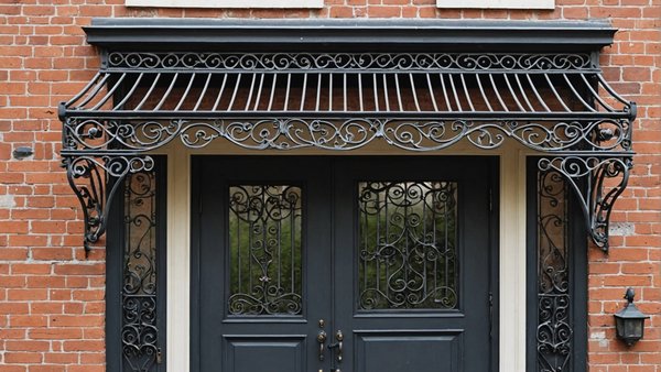 Quelle est la meilleure technique pour restaurer une marquise en fer forgé d'époque?