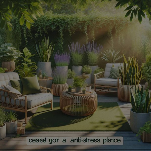 Comment créer un espace de détente extérieur avec des plantes anti-stress ?