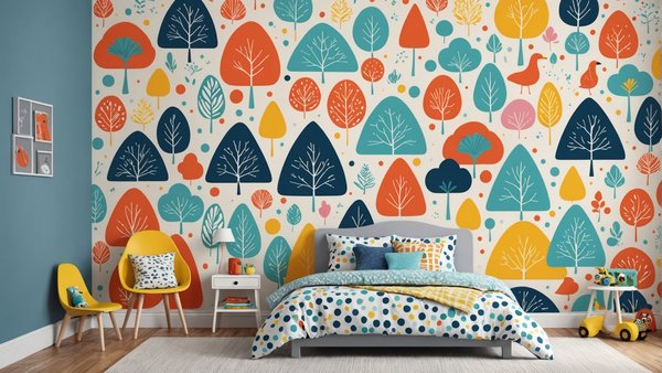 Papier peint pour enfant : des motifs et des couleurs pour éveiller leur créativité